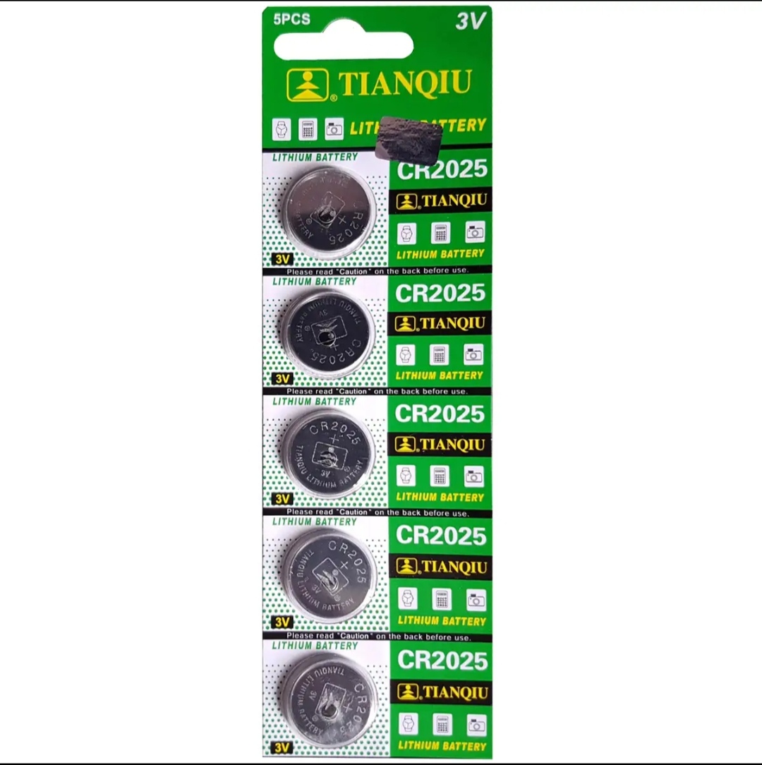باتری سکه ای تیانکیو مدل 2025CR بسته 1عددی
